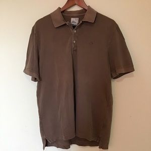 Vintage LACOSTE Men’s Brown Polo Shirt